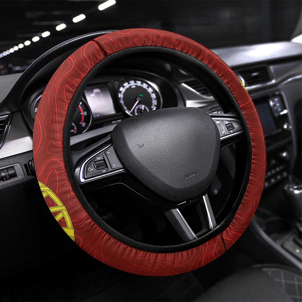 Portugal Football Steering Wheel Cover A Selecao das Quinas