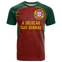 Custom Portugal Football T Shirt A Selecao das Quinas