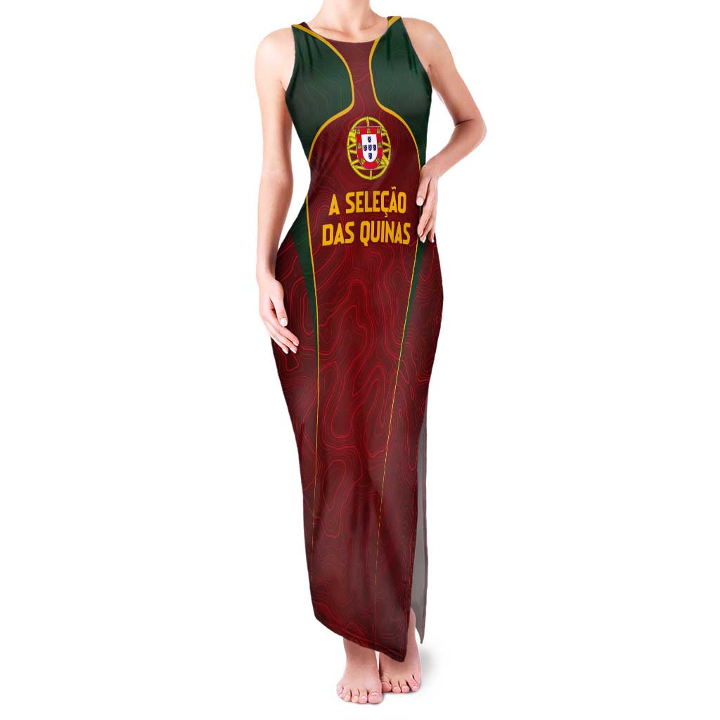 Custom Portugal Football Tank Maxi Dress A Selecao das Quinas