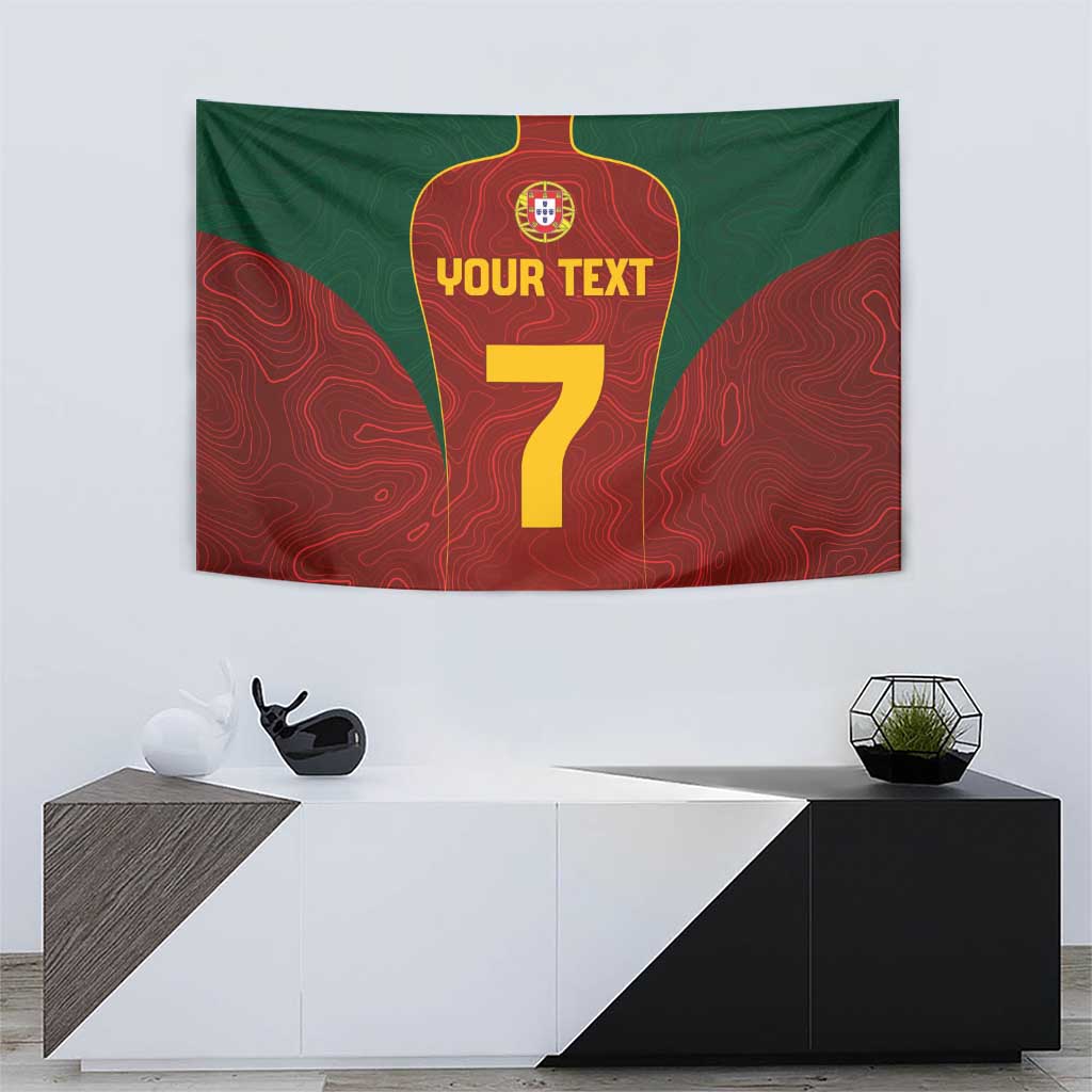 Custom Portugal Football Tapestry A Selecao das Quinas