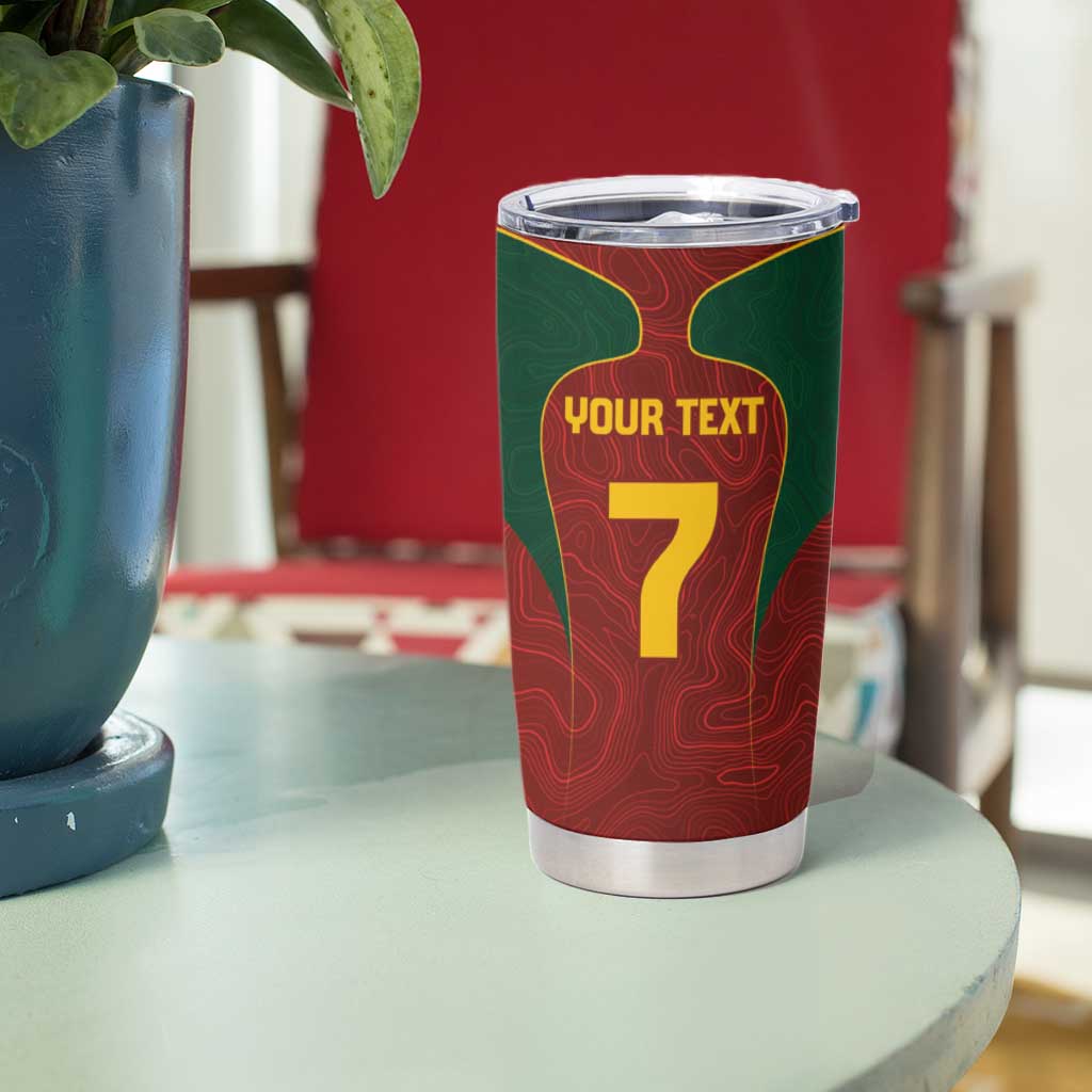 Custom Portugal Football Tumbler Cup A Selecao das Quinas