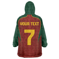 Custom Portugal Football Wearable Blanket Hoodie A Selecao das Quinas