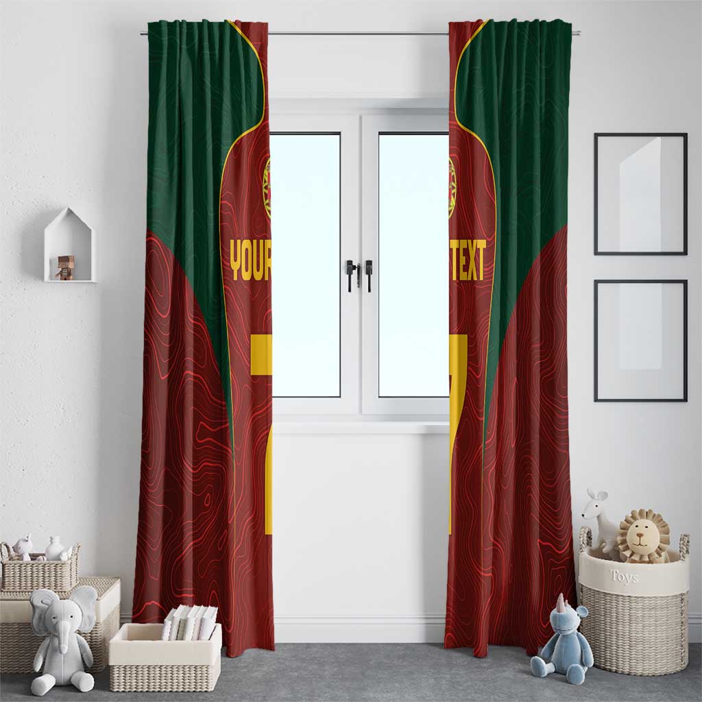 Custom Portugal Football Window Curtain A Selecao das Quinas