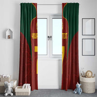 Custom Portugal Football Window Curtain A Selecao das Quinas