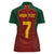 Custom Portugal Football Women Polo Shirt A Selecao das Quinas