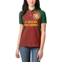 Custom Portugal Football Women Polo Shirt A Selecao das Quinas