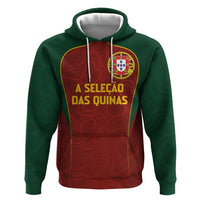 Custom Portugal Football Zip Hoodie A Selecao das Quinas