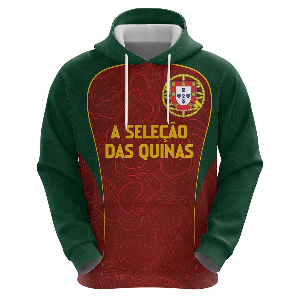 Custom Portugal Football Zip Hoodie A Selecao das Quinas