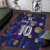 Custom Netherlands Football Area Rug Starry Night Style