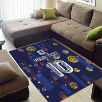 Custom Netherlands Football Area Rug Starry Night Style