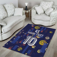 Custom Netherlands Football Area Rug Starry Night Style