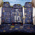 Custom Netherlands Football Back Car Seat Cover Starry Night Style