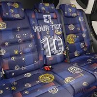 Custom Netherlands Football Back Car Seat Cover Starry Night Style