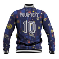 Custom Netherlands Football Baseball Jacket Starry Night Style