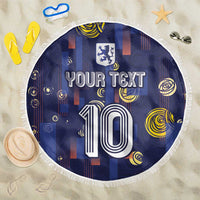 Custom Netherlands Football Beach Blanket Starry Night Style