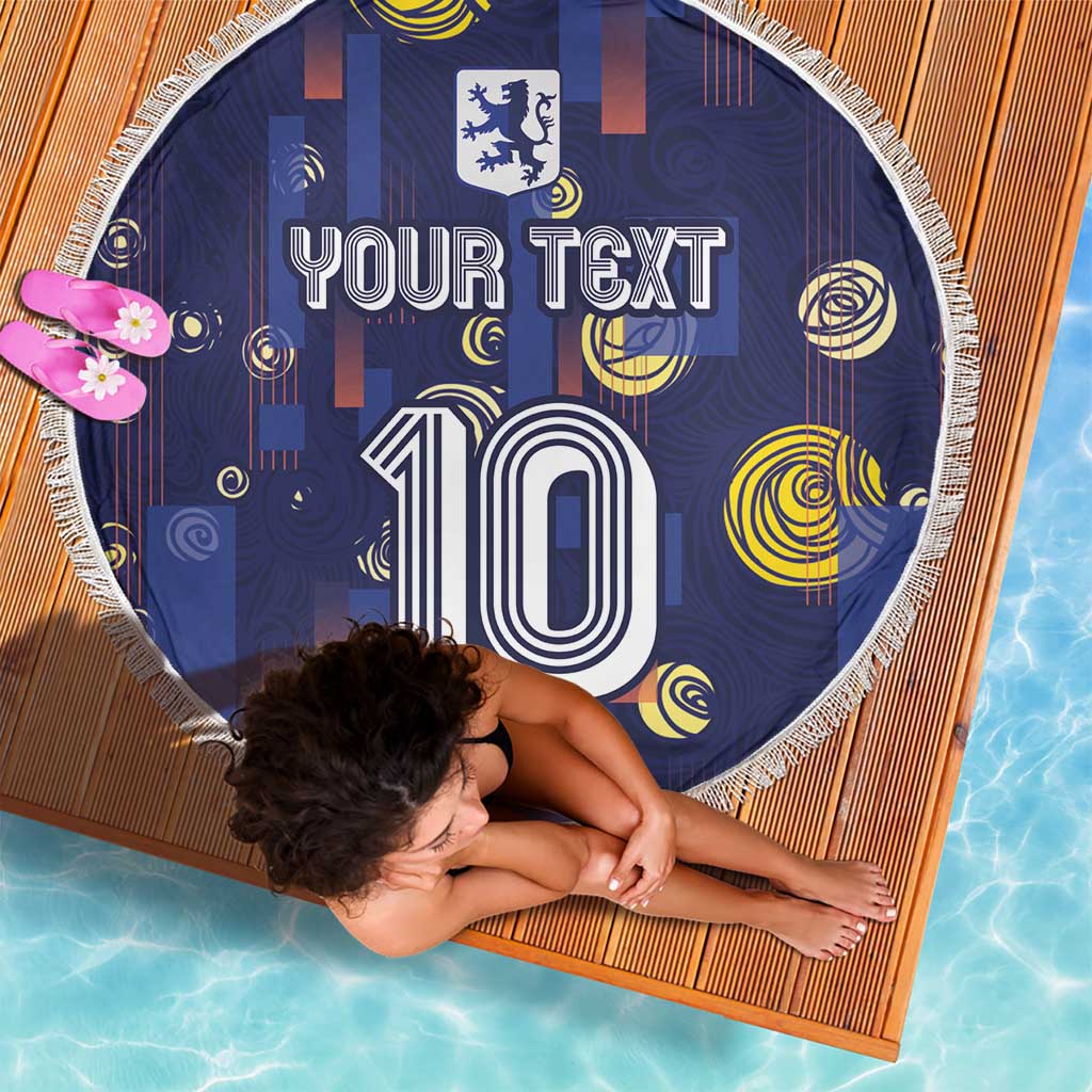 Custom Netherlands Football Beach Blanket Starry Night Style