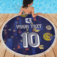 Custom Netherlands Football Beach Blanket Starry Night Style