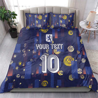 Custom Netherlands Football Bedding Set Starry Night Style