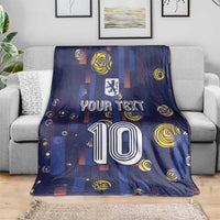 Custom Netherlands Football Blanket Starry Night Style