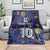 Custom Netherlands Football Blanket Starry Night Style