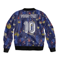 Custom Netherlands Football Bomber Jacket Starry Night Style