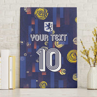 Custom Netherlands Football Canvas Wall Art Starry Night Style