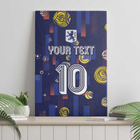 Custom Netherlands Football Canvas Wall Art Starry Night Style