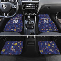 Custom Netherlands Football Car Mats Starry Night Style
