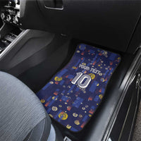 Custom Netherlands Football Car Mats Starry Night Style
