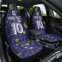 Custom Netherlands Football Car Seat Cover Starry Night Style