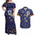 Custom Netherlands Football Couples Matching Off Shoulder Maxi Dress and Hawaiian Shirt Starry Night Style