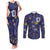 Custom Netherlands Football Couples Matching Tank Maxi Dress and Long Sleeve Button Shirt Starry Night Style
