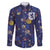 Custom Netherlands Football Family Matching Off The Shoulder Long Sleeve Dress and Hawaiian Shirt Starry Night Style