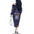 Custom Netherlands Football Family Matching Off The Shoulder Long Sleeve Dress and Hawaiian Shirt Starry Night Style