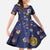 Custom Netherlands Football Family Matching Off Shoulder Maxi Dress and Hawaiian Shirt Starry Night Style