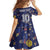 Custom Netherlands Football Family Matching Off Shoulder Maxi Dress and Hawaiian Shirt Starry Night Style