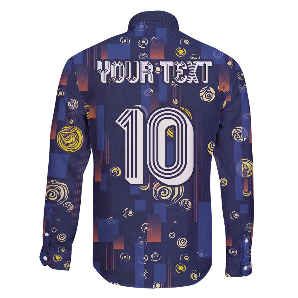 Custom Netherlands Football Family Matching Puletasi and Hawaiian Shirt Starry Night Style