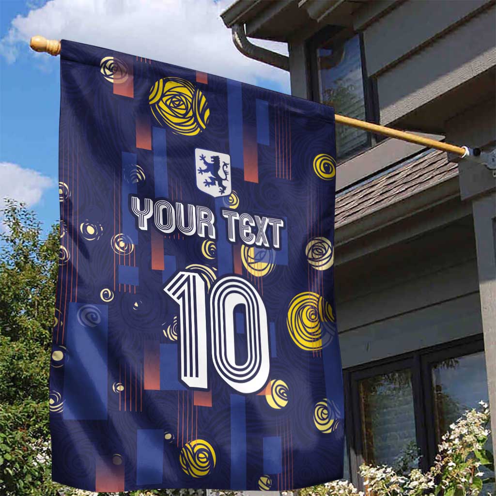 Custom Netherlands Football Garden Flag Starry Night Style