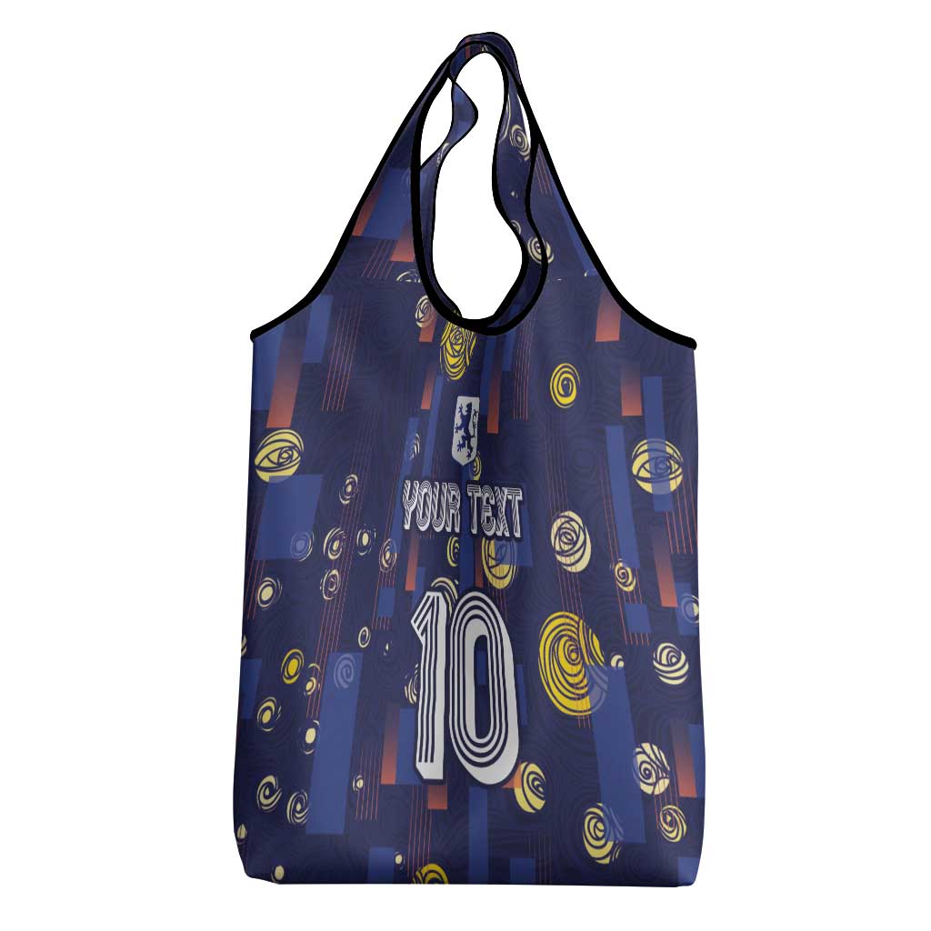 Custom Netherlands Football Grocery Bag Starry Night Style