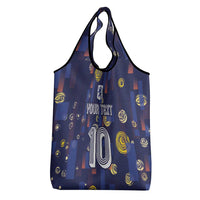 Custom Netherlands Football Grocery Bag Starry Night Style
