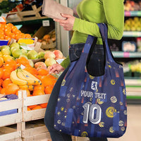 Custom Netherlands Football Grocery Bag Starry Night Style