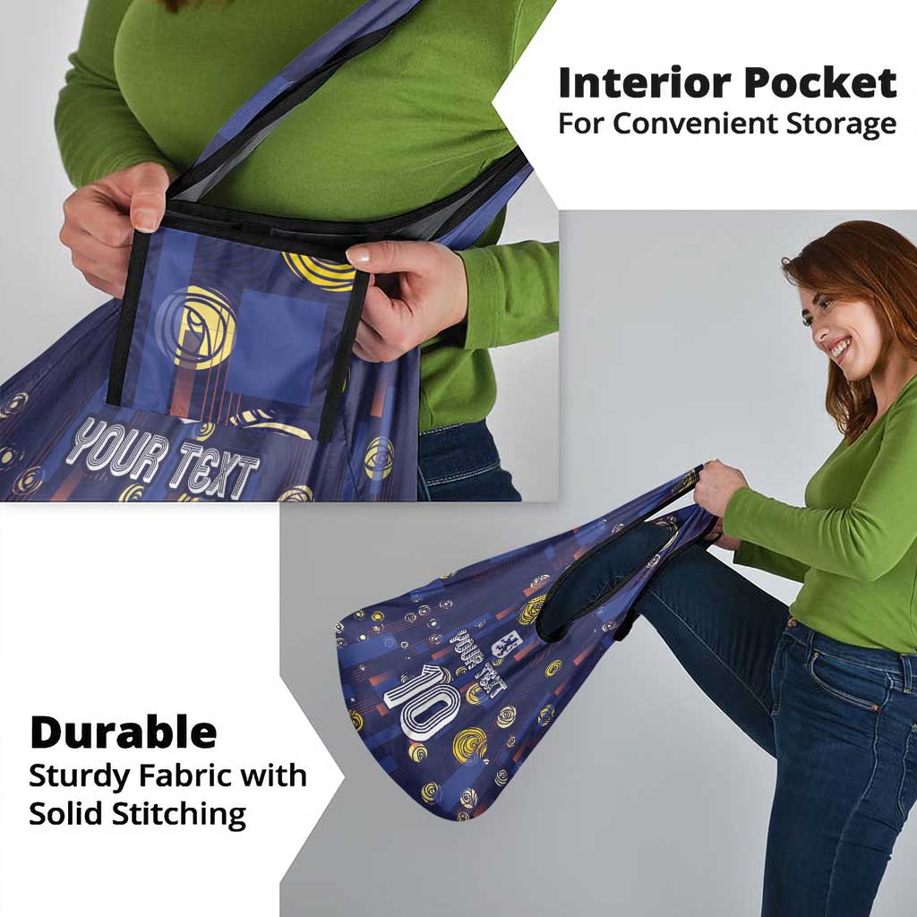 Custom Netherlands Football Grocery Bag Starry Night Style