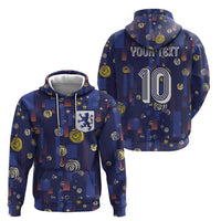 Custom Netherlands Football Hoodie Starry Night Style
