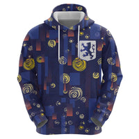 Custom Netherlands Football Hoodie Starry Night Style