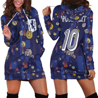 Custom Netherlands Football Hoodie Dress Starry Night Style