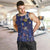 Custom Netherlands Football Men Tank Top Starry Night Style