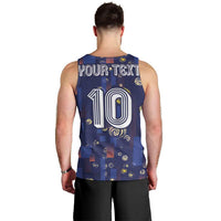 Custom Netherlands Football Men Tank Top Starry Night Style