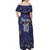 Custom Netherlands Football Off Shoulder Maxi Dress Starry Night Style