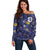Custom Netherlands Football Off Shoulder Sweater Starry Night Style