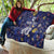 Custom Netherlands Football Quilt Starry Night Style
